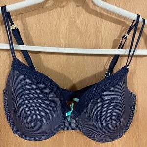 2 warners blue bras